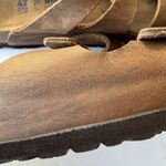 Birkenstock Florida Soft Footbed Birkibuc Mocha Sandals Womens 11 Mens 9 Slip On Photo 5