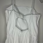 Madewell  Poplin Seamed Maxi Dress in White Size: 4, NWT Photo 8