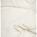 Lulus White Captivated Beauty Satin Ruffle Dress Bridal Wedding size S NEW Tags Photo 11