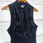 Heart soul Black Sleeveless Keyhole Ruffle Mini Dress Size XL Photo 1