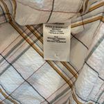 Veronica Beard Veronica‎ Beard Milly Plaid Flutter Sleeve Shirt size Medium in Multi Photo 5