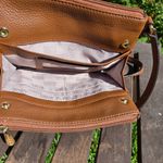 Michael Kors  City Organizer Tan Leather Crossbody Bag Purse 8"x6.5" Photo 8
