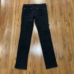 Tripp NYC  Daang Goodman Jeans Womens 9 Black Skinny Goth Y2K Ripped Distressed Photo 6