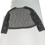 Lush Clothing Lush Knit Cropped Top with See Through Sleeves Photo 3