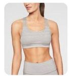 Athleta NWT STRIPE JACQUARD FULLY FOCUSED BRA size medium Photo 1