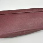 Cromia Large Leather Handbag Burgundy Made in Italy Purse Red Photo 9