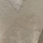 Faded Glory J Crew cream/beige Waffle knit pullover women’s M Photo 2