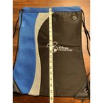 Disney  Vacation club DVC drawstring backpack black and blue NWOT Photo 8