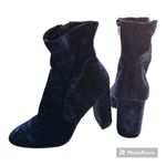 Mossimo Supply Co . Women's Dania Velvet Bootie Boots - Blue - Size 11 Photo 9