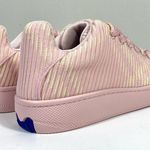 Burberry Knit Low Top Sneakers Cameo Pink Check Size 36.5 6.5 US NEW Photo 7