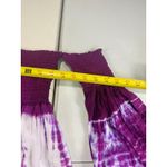 Just From Bali Purple Tie Dye Off Shoulder Bell Sleeve midi‎ Dress one size S ,M Photo 10