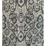 American Vintage Vintage OOAK hand knit open front cardigan in gray & cream medium Photo 6