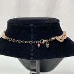 Lucky Brand 3/$30 | Tan Rose Tassel Beaded Leather Cord Lariat Choker Photo 4