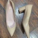 Kate Spade tan patent leather pointy toe pumps Photo 0