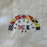 Vintage Boundary Line Norfolk VA Size Small White Photo 1