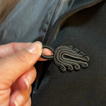 Vintage blazer Ann Travis black embroidered size 10 loop knot fall blazer jacket Photo 6