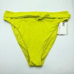 Good American 10 Ways To Wear Bikini Bottom Hi Waist Stretch Neon Yellow 6 US 3X Photo 0