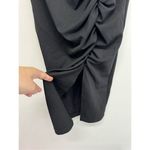 B Darlin B. Darlin Black Dress Juniors Size 5 Short Sleeve Ruched Back Zip NEW Photo 4