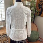 Gap White Eyelet Lace Snap Up Side Cinch Windbreaker Jacket Photo 1