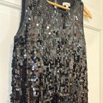 Speechless  Black Sequin Mini Dress Club Wear Party Sheath Holiday Glam Glitter Photo 3