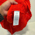 Boden Crochet Claudia Textured Knitted Dress 6R‎ Orange Size 6 Photo 5