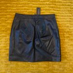 BLANK NYC Black Leather Skirt Photo 1