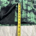 Jay Godfrey Size 6 Green Black Abstract Sheath Dress Cocktail Party City Wedding Photo 4
