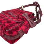 Juicy Couture Vintage Red Houndstooth Y2K Large Purse Shoulder Bag SKU 1416 Photo 1