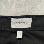 frame denim Frame Jeans Womens 30 Black Le Slouch Utility Straight Leg Double Knee Cropped Photo 2