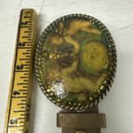 Women’s Inlaid Angels Rhinestone Gold PLeather Gold Buckle Med 30 Photo 8