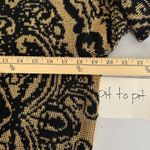 Vintage 80's Pronto Moda Gold Metallic Knit Turtleneck Sweater Women Small‎ Black Photo 7