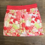 PGA Tour Women’s Cutout Floral Drawstring Pink Golf Athletic Skort Medium Photo 3