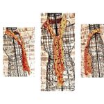 ViTG Halloween Neck Scarf Orange Black Cats Jack O Lantern Bats Spiderwe… Photo 4