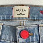 Alice + Olivia AO.LA by Alice Olivia Women's Jeans Size 24 Rainbow Button Mid Rise Skinny Fit Photo 4