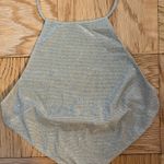 Meshki  Shea Glitter Hanky Crop Top Silver Photo 3