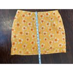 Muse Orange Floral Mini Skirt Size 8 Photo 8