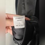 Cotton Candy LA Black Satin Asymmetrical Dress Large Photo 6