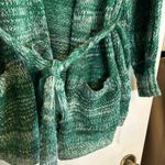 Skinnygirl Green Cardigan Sweater with Tie Waist Size 1X Photo 1