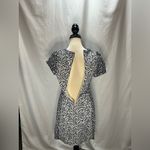 Boden Leaf Print Cap Sleeve Full Zip Fitted Bodice Mini Dress Size undefined Photo 5