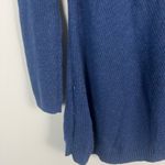 Title Nine  merino wool blend blue sweater tunic boat neck size large Photo 1