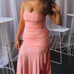 House Of CB Ivana Apricot Dress L Photo 0