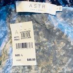 ASTR  The Label Yvette Sequin‎ Print Bodysuit NWT Large Photo 12