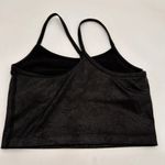 Aerie  Offline Stretch Medium Support Black Metallic Sports Bra Size XS Photo 2