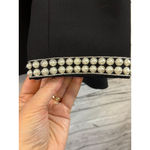 Tahari Women's  Black Blazer with Pearl Trim, Size 8 Photo 5