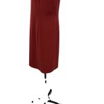 MM.LaFleur M.M. Lafleur‎ The Aditi Dress Tailored Shift Sleeveless Brick Red Size 12 Photo 8