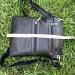 Genuine leather crossbody/ messenger bag 🌹 Black Photo 8