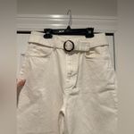 Reformation  Wilder Belted High Rise Wide Leg Cropped Jeans Photo 4