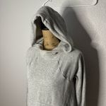 Athleta French Terry Pique Hoodie Heather Grey Size XS Oversized Gym Athletic Photo 1