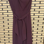 Antonio Melani  Burgundy‎ One Shoulder Jumpsuit Size 6 Photo 0
