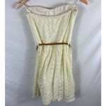 Papaya Lace Strapless Belted Dress Size Medium Photo 6